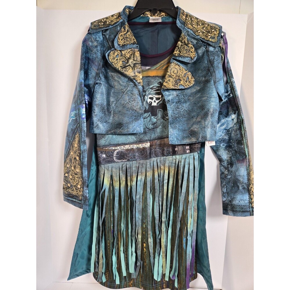 Disney Store Descendants 2 Uma Costume Girls 13 Dress Jacket Pirate Halloween